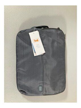 Lug Delta Mini Tablet Case - Brushed Grey with Zippered Closure, Adjustable Stra